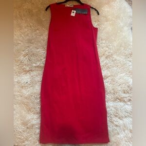 Chic Red Pencil Skirt